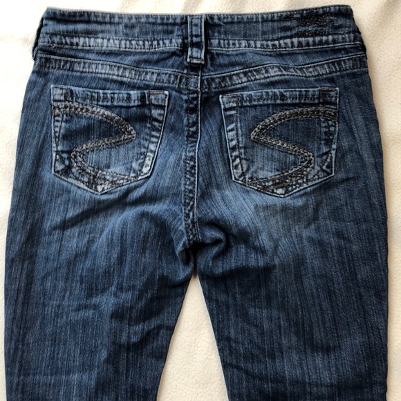 Silver Jeans Blue Suki Straight Leg Jeans Size 29 - Picture 9 of 13